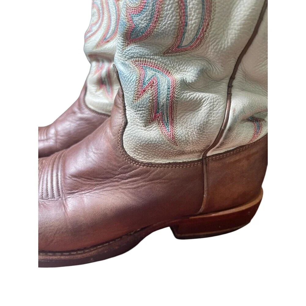 Justin Men’s Western Boots Size 9 EE – BR301 Bent Rail Trainor Camel